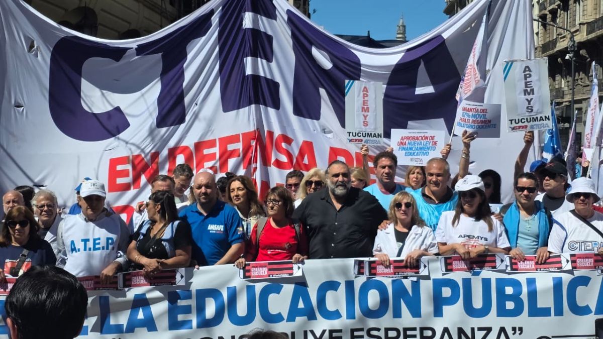 Se cumple el Paro Nacional Docente: 